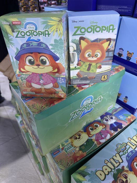 Zootopia, Zootopia2 Зверополис Оригинал 1:1. Miniso.
