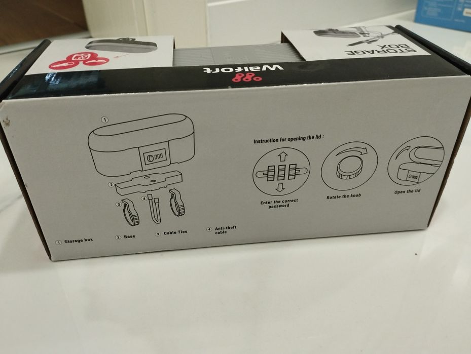 Заключваща кутия за велосипед Walfort