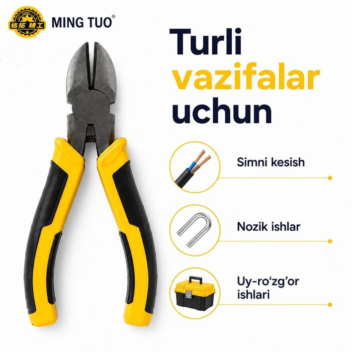 MING TUO - har bir usta va uy uchun ideal yordamchi!  
150 mm uzunl
