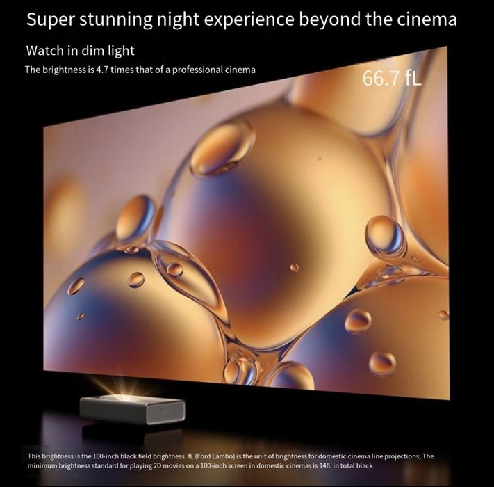 Xgimi MIRA 2025 ультра короткофокусный лазерный ТВ проектор sony apple