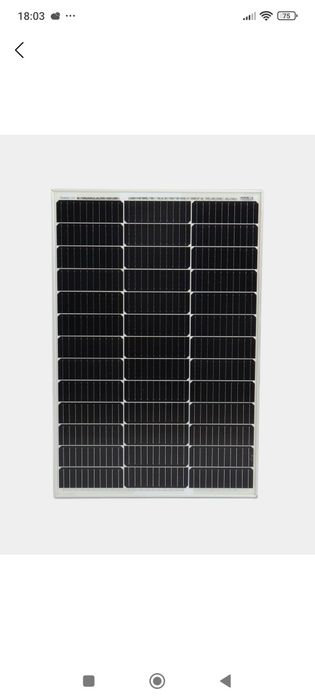 100 вт ли 5 та (500 вт) Quyosh paneli (монокристал).