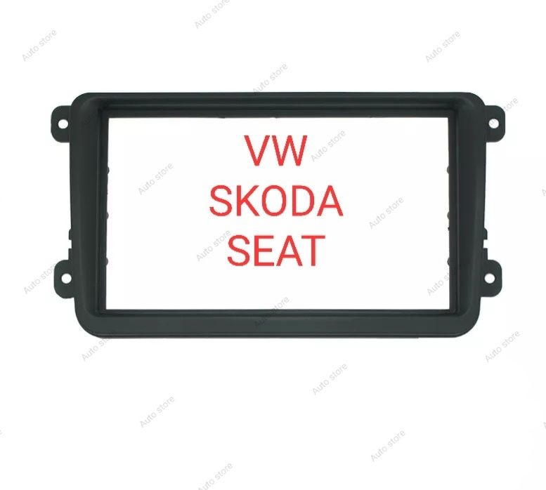 Рамка за мултимедия 7 инча Vw Skoda seat  android 2 дин 2 din Андроид