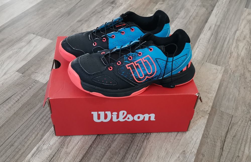 Pantofi tenis camp, marimea 35, Wilson KAOS JUNIOR QL