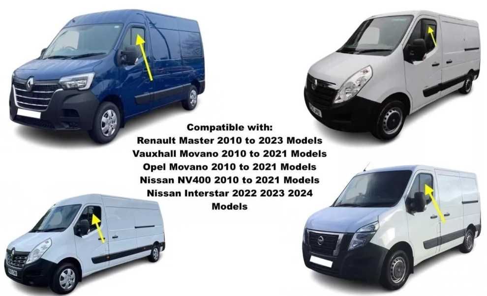 Комплект от 2 броя ветробрани за Renault Master Opel Movano след 2010