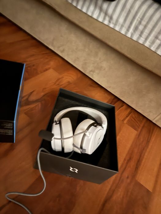 Casti Gaming AQIRYS Altair, 7.1 surround, USB, alb