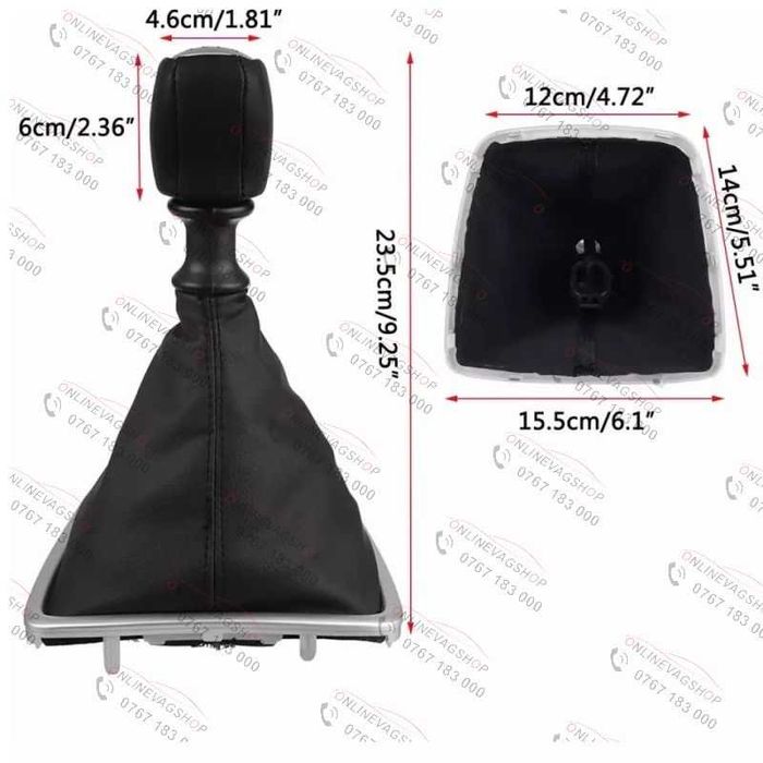 Voor R&ENAULT Voor Laguna Voor Mk3 2007-2014 6 Speed Auto Pookknop Pu