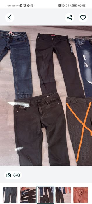 Lot pantaloni Jeans damă