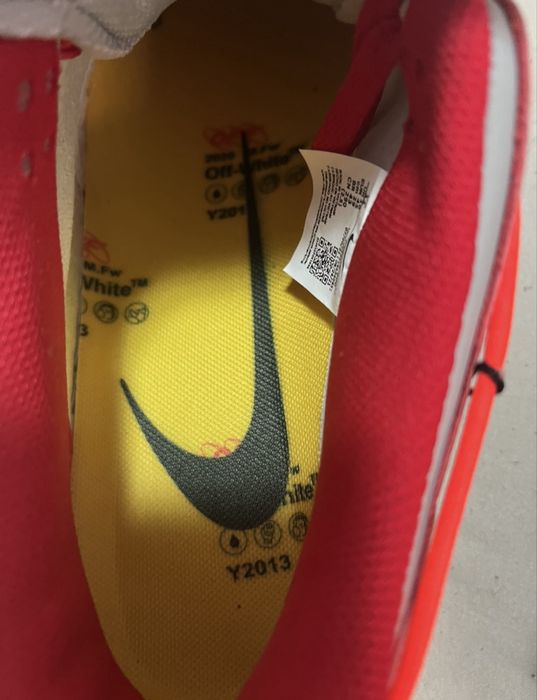 Nike Dunk Low x Off-White University Red