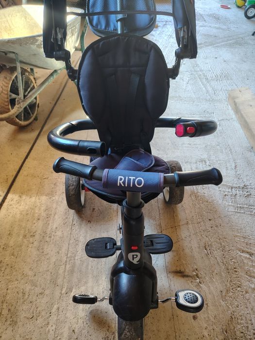 Tricicleta RITO + Q PLAY 1-3 ani albastra