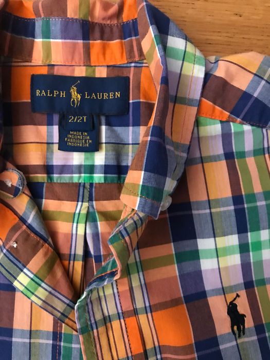 Cămașa Ralph Lauren mâneca scurta 2 ani