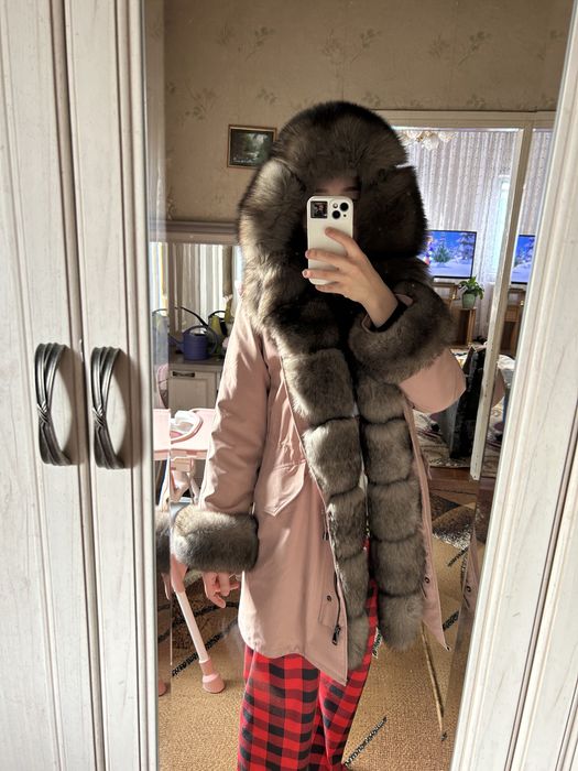 Парка из натурального меха