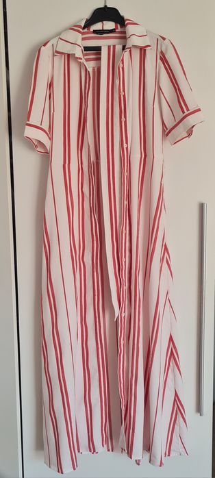 Rochie lunga eleganta de bumbac