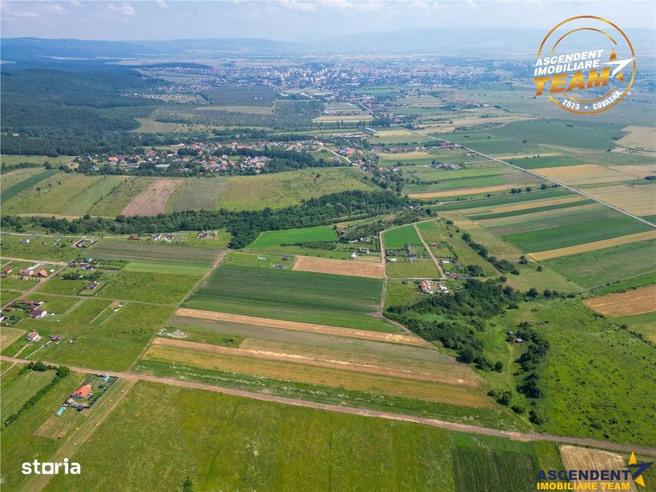 2 terenuri intravilane construibile aproape de Sfantu Gheorghe