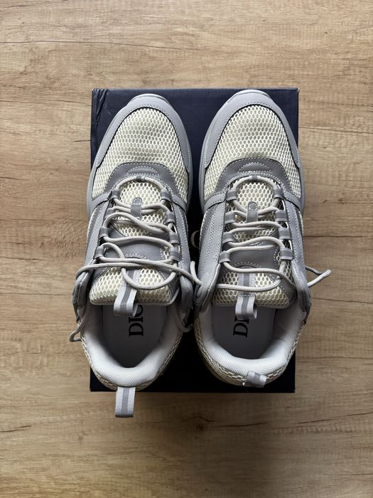Обувки Dior B22 grey-white