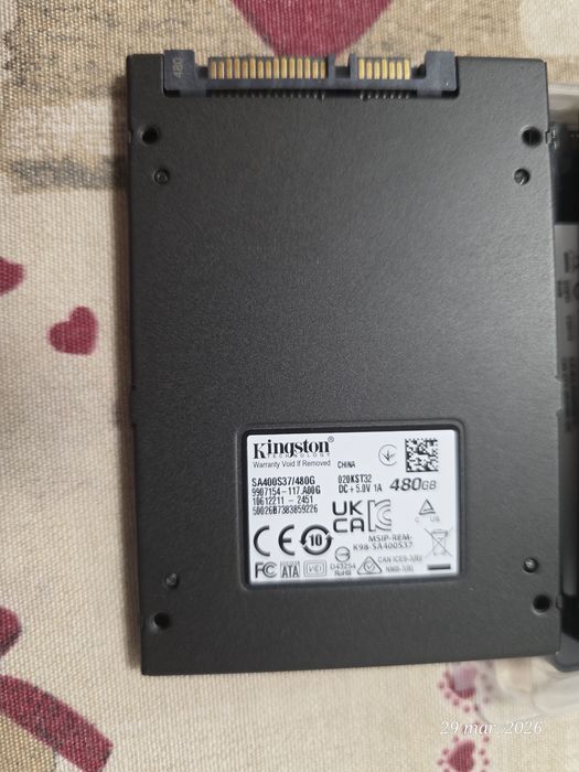 SSD  Kingston 480GB