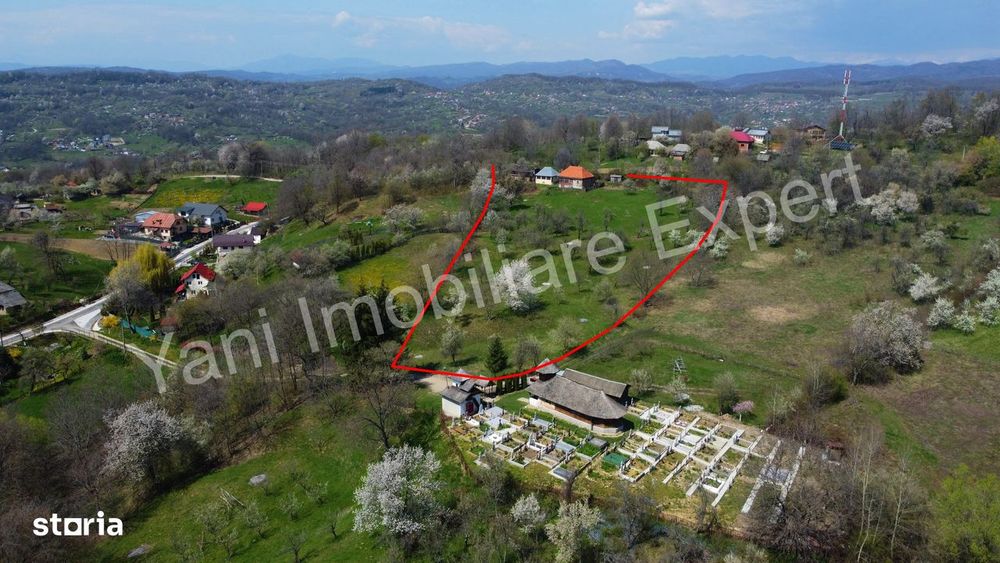 Casă + 10.156 mp teren de vânzare în comuna Valea Iașului, jud Argeș.