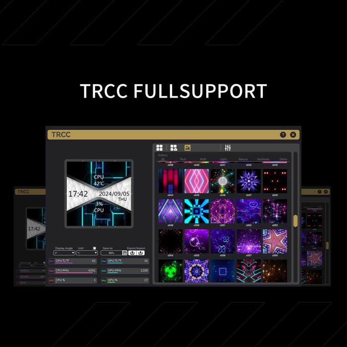 Cooler procesor aer CPU PC Desktop Thermalright Phantom Spirit 120 Vision EVO 7 Conducte Ecran Magnetic de 3,95’’ AMD AM4/AM5 Intel LGA1700/1851/115x