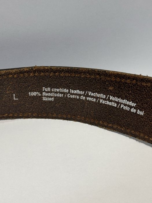 Дамски VINTAGE  колан от естествена кожа. 103см