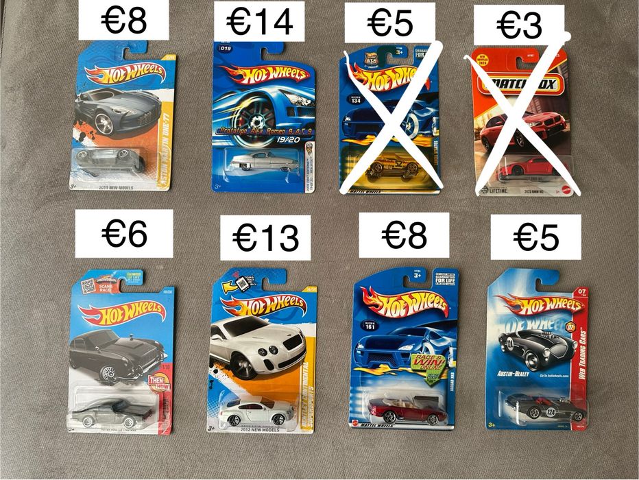 Hot Wheels - mainline BMW, Mercedes, Bentley, Lexus и др.