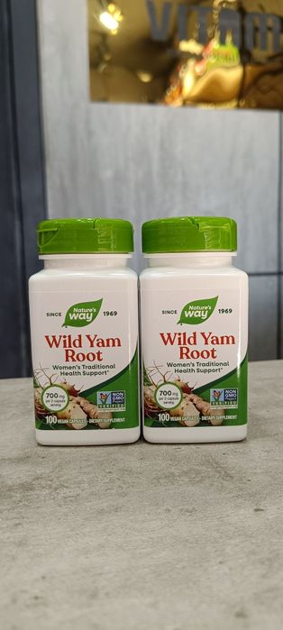 Nature's way wild yam root 700 mg 100 veg capsules