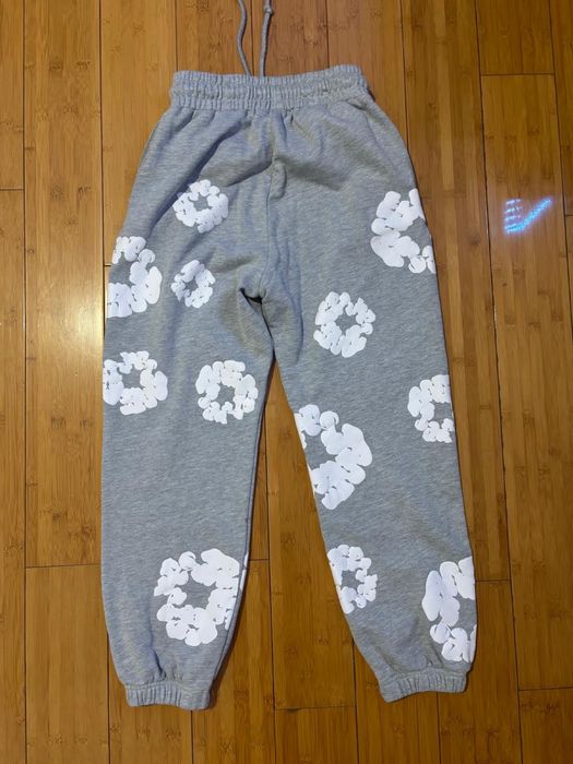 Pantaloni denim tears gri