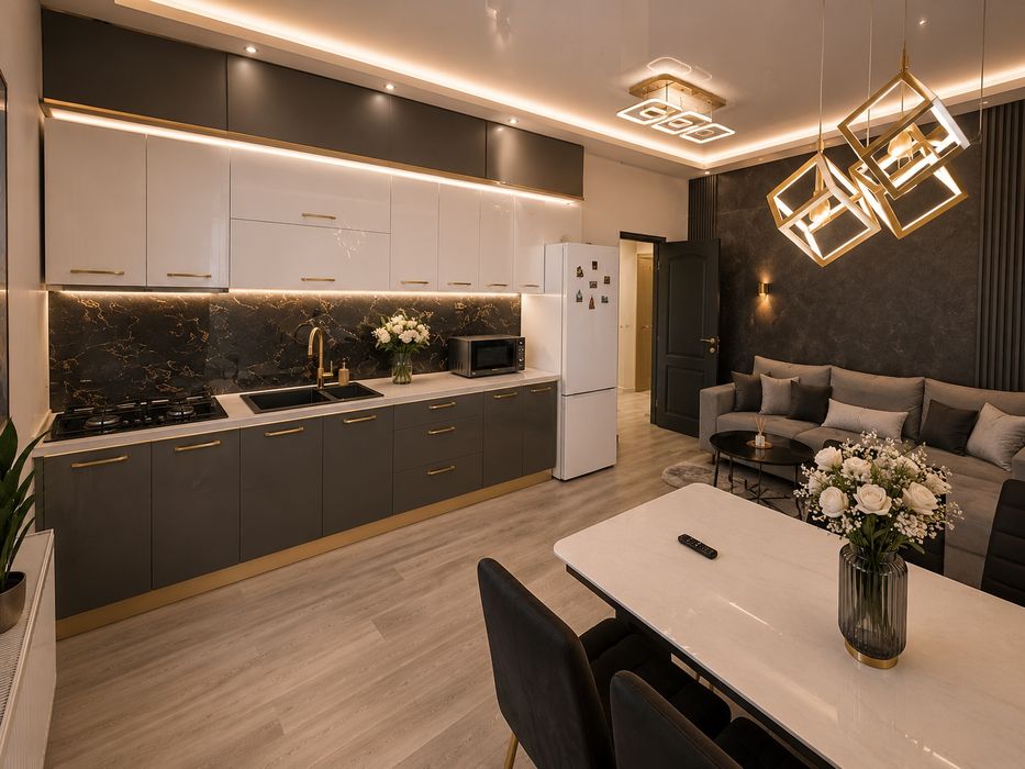Regim Hotelier Ap 2camere i4 Parc viva.1 camere  A-uri Mazepa   modern cu vedere La faleza