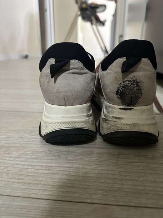 Кроссовки кожаные