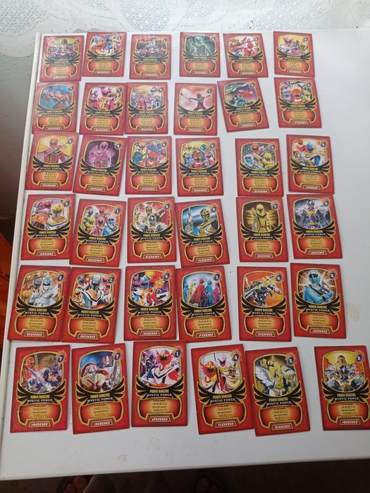 Cărți de joc/colecție Naruto/ Power Rangers/ Spiderman