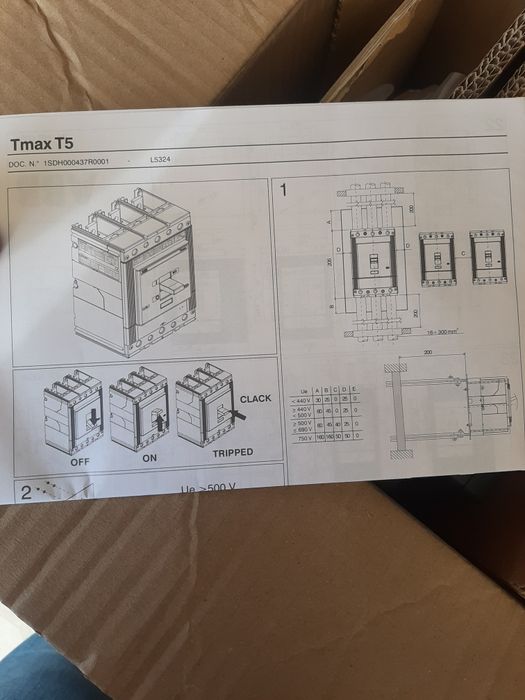 Автомат ABB T5N 400 А