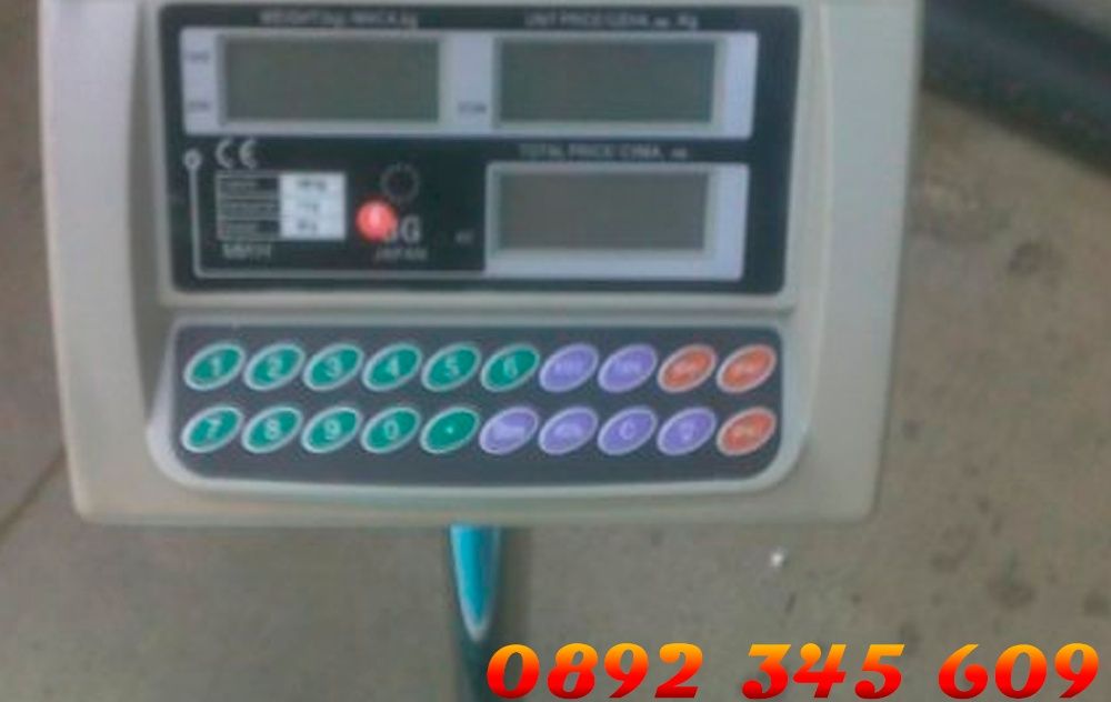 Японска Платформена електронна везна/кантар  До 100 кг