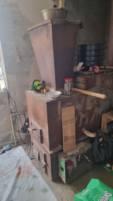 Печь с полностью системой для теплицы итд