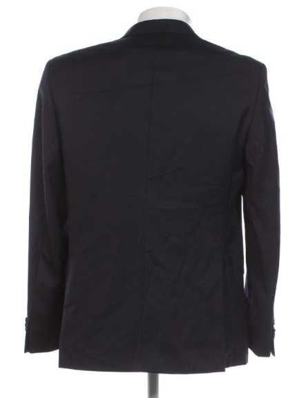 Sacou blazer de lux 50 L slim Eduard Dressler lana super 130's negru