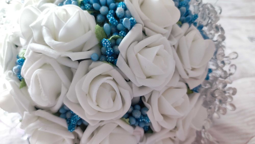 Сватбен букет(ръчно изработен)