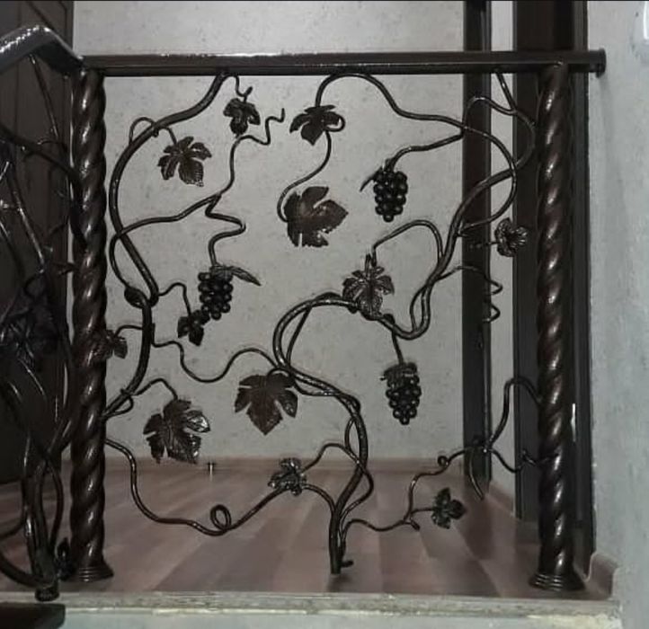 Кованные Перила лоза виноград
