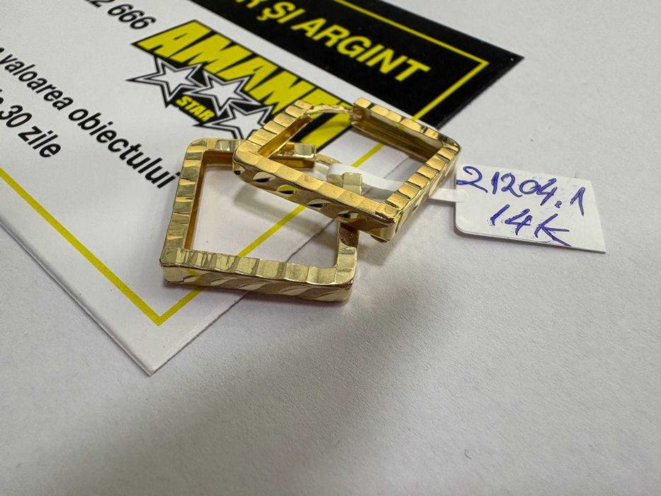 Cercei aur 14k 2.50gr (ctg)