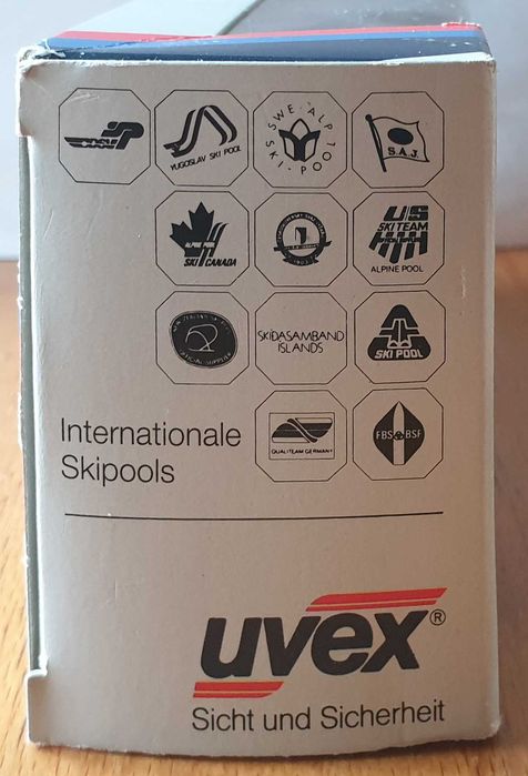 Нови Панорамни слънчеви очила UVEX SNOSUN - Бели