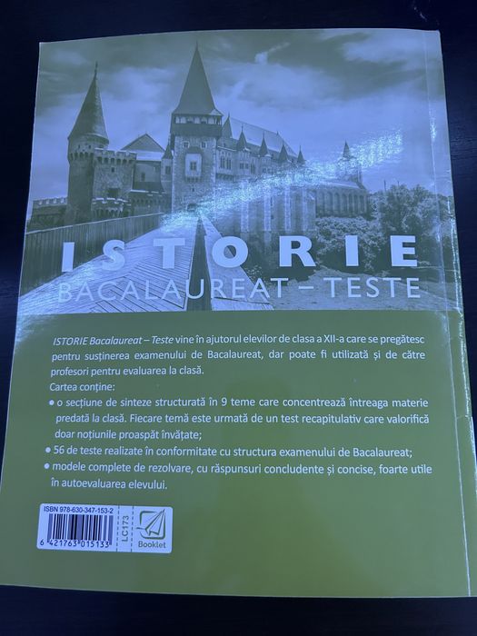 Carte de teste istorie Bac