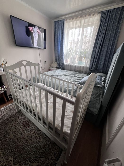 Детский манеж-кровать