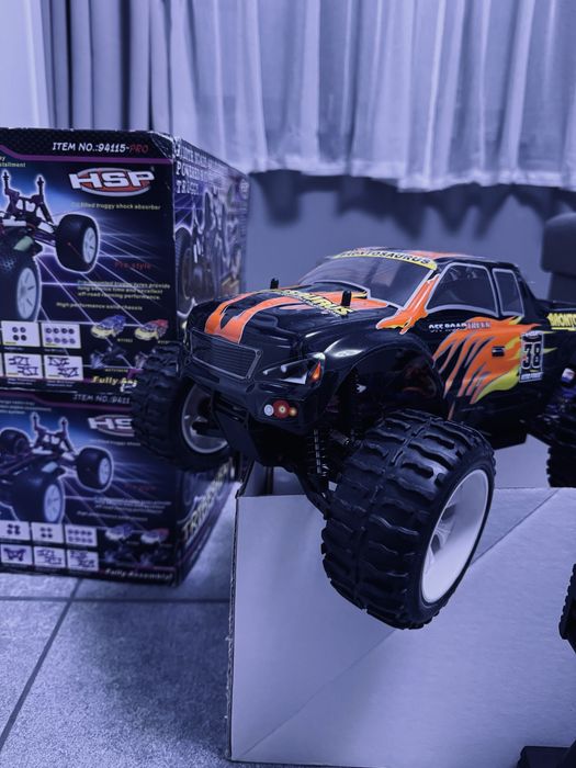 Vand automodel masinuta rc telecomanda 1/10 hsp brontosaurus noi