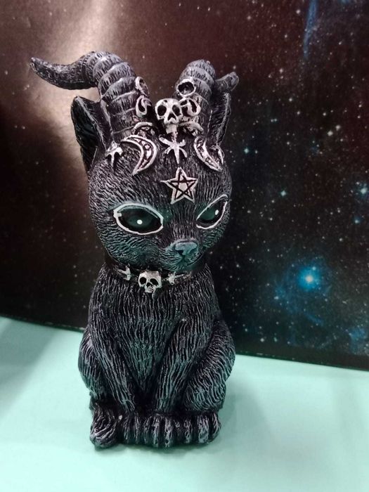 Фигурки, статуэтки, готик, коты, сова, пентаграмма, на подарок