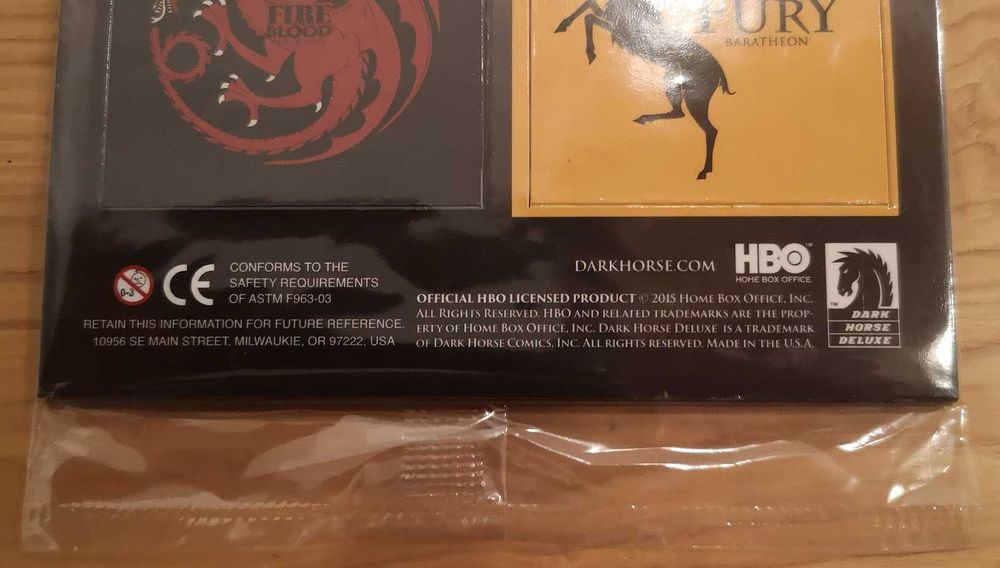 set magneti Game of Thrones - sigilat