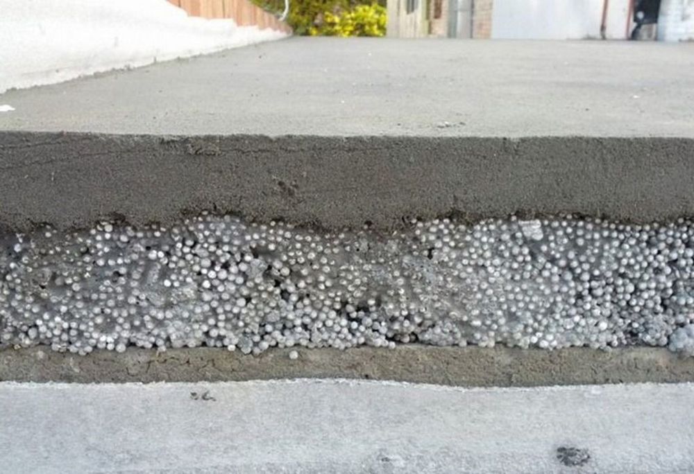 Полистролбетон. Полистрол лўмбоз