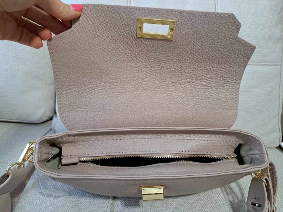 Дамска чанта естествена кожа