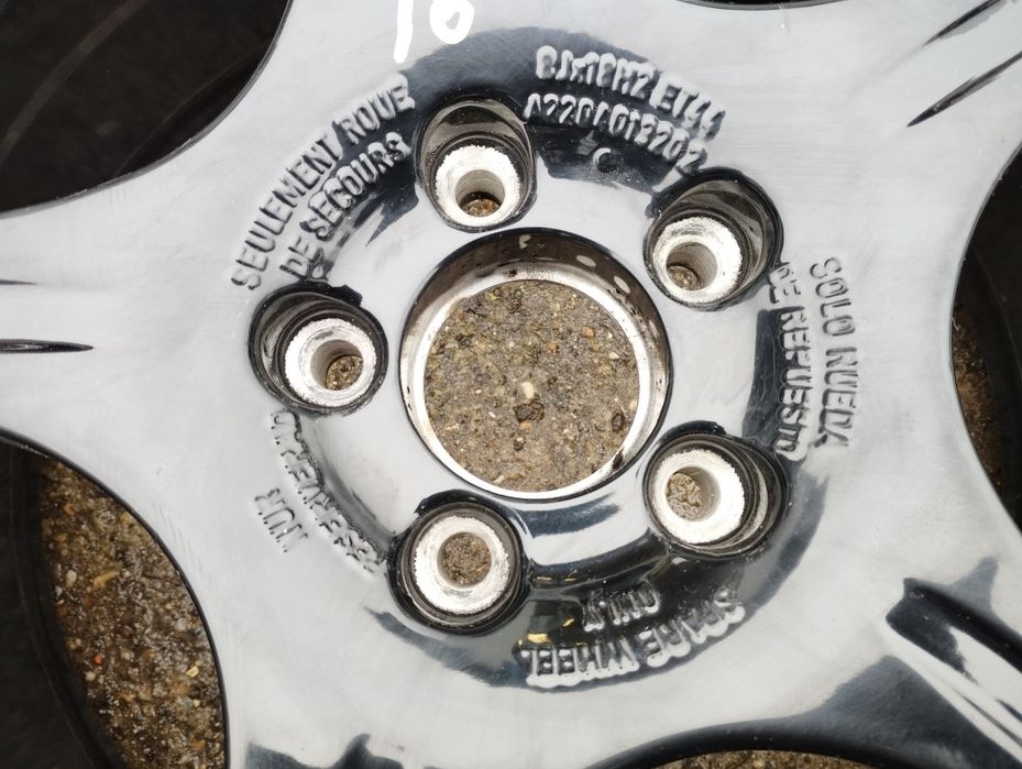 Резервна  джанта с гума 17" и 18" за Mercedes S class W220