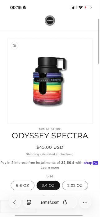 ARMAF Odyssey Spectra Rainbow Продам мужской парфюм