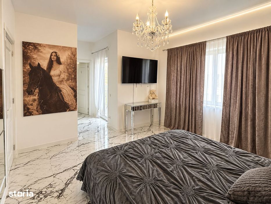 Casa individuala moderna, mobilata si finisata premium, in intrare Chi