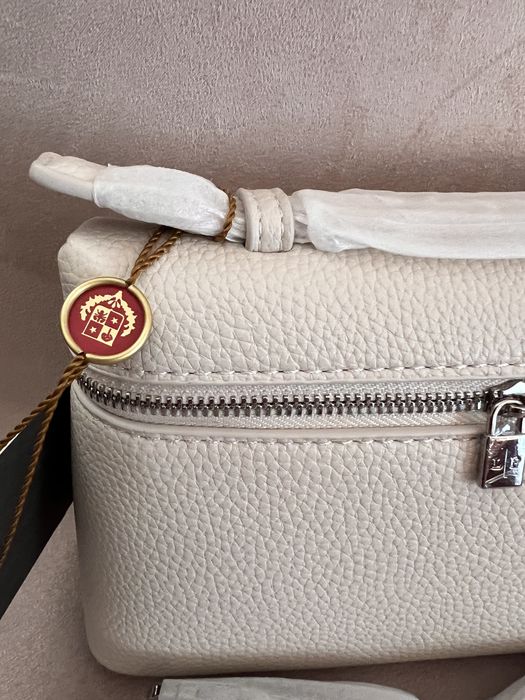 Geantă Loro Piana L19 – alb/ivory, model elegant