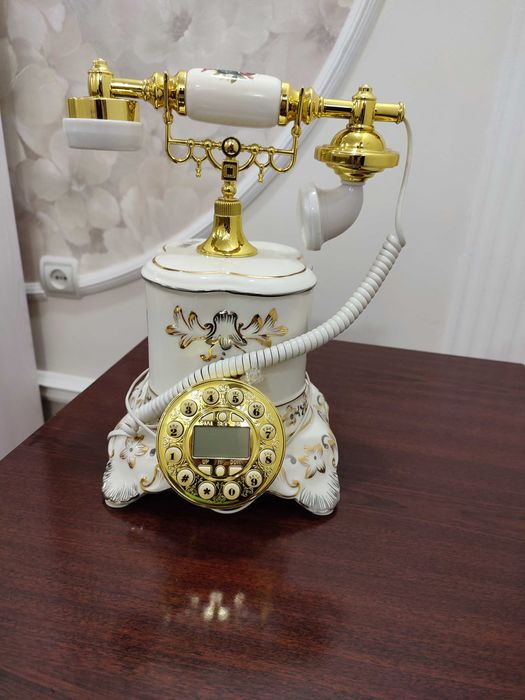 ретро телефон стационарный