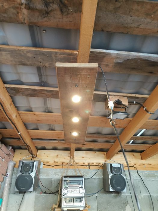 Дървен полилей !!!