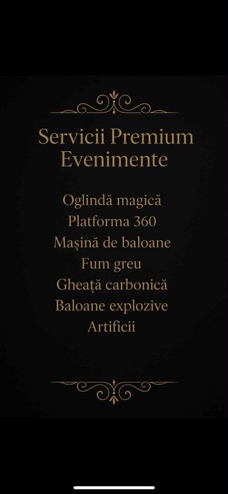 Oglinda foto, platforma 360, fum greu